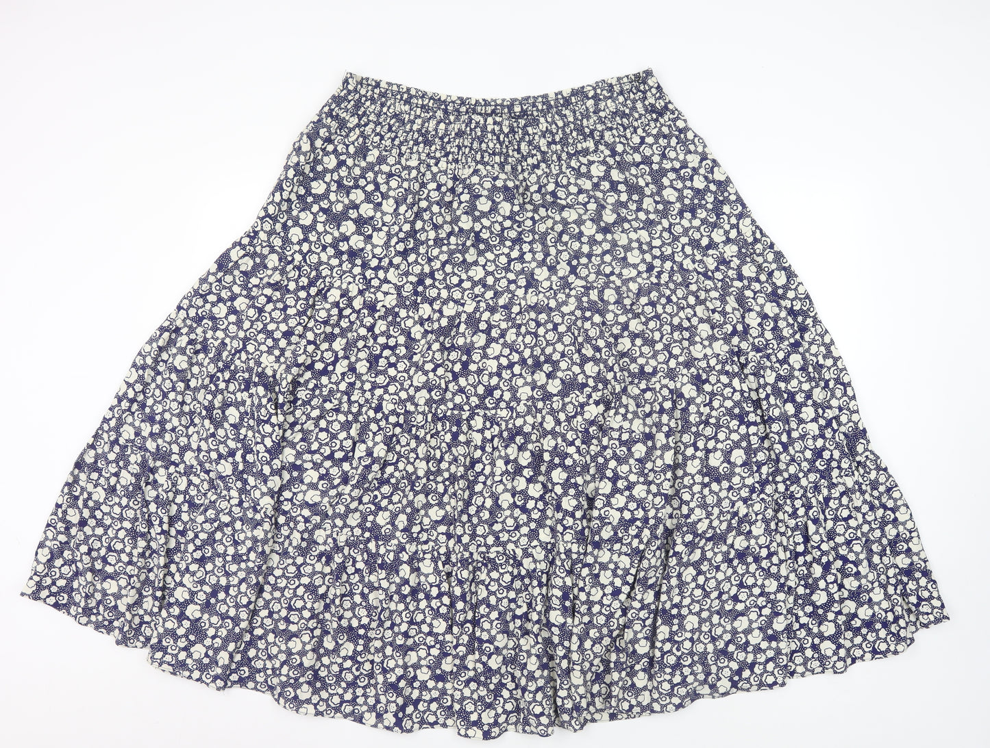 Hobbs Women's Multicoloured Floral Midi Peasant Skirt Size 16