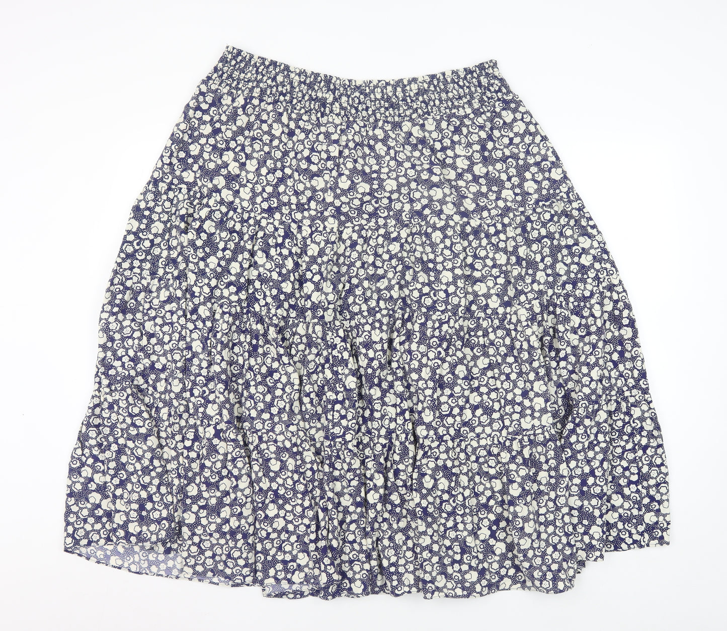 Hobbs Women's Multicoloured Floral Midi Peasant Skirt Size 16