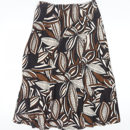 Windsmoor Women's Floral Skirt, Brown, Size 16