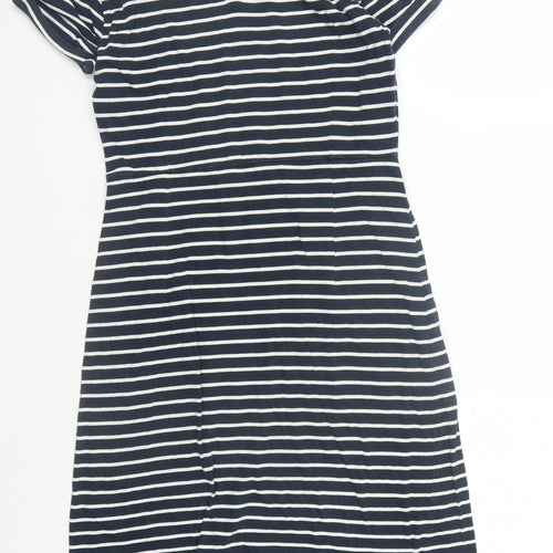 White Stuff Women's Black Striped Dress Size 8
