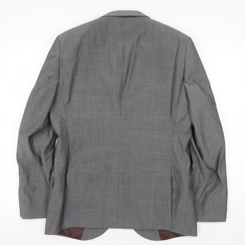 Ted Baker Men's Grey Suit Jacket 40S Business Style