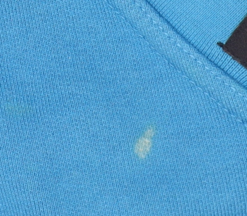 Animal Men's Blue Full Zip Hoodie M, Logo, Pockets