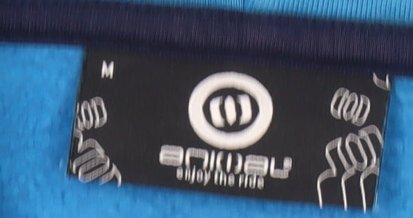 Animal Men's Blue Full Zip Hoodie M, Logo, Pockets
