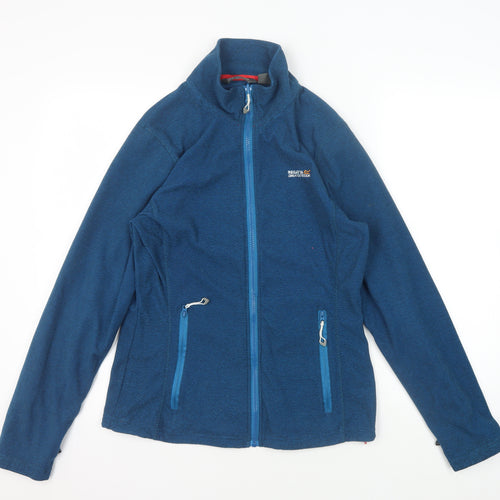 Regatta Women's Blue Mid-Length Jacket, Size 12