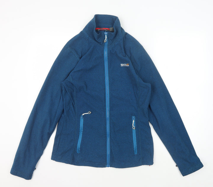 Regatta Women's Blue Mid-Length Jacket, Size 12
