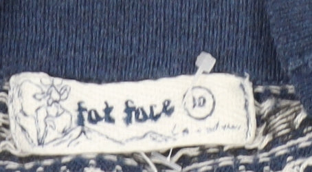 Fat Face Women's Blue Geometric Skirt Size 10