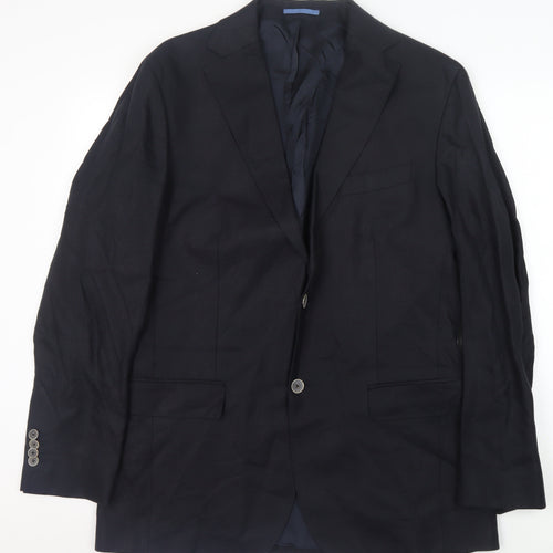 Massimo Dutti Men's Blue Blazer, Size 40, Formal Jacket