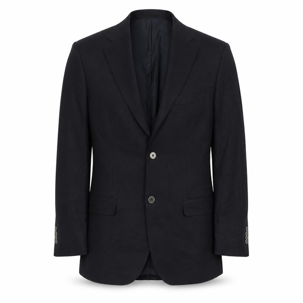 Front view of Massimo Dutti Men's Blue Blazer, size 40, Formal Jacket