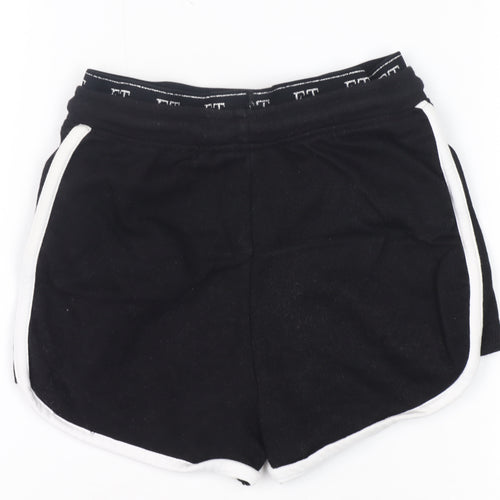 Firetrap Girls' Black Athletic Shorts 7-8 Years