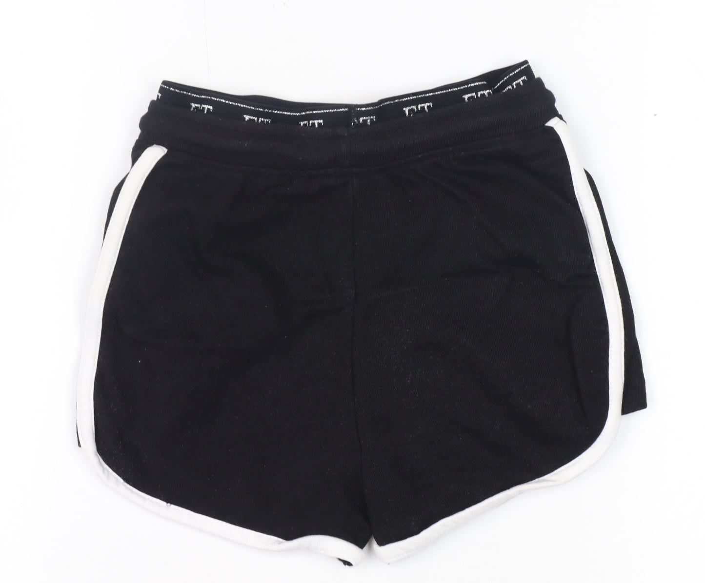 Firetrap Girls' Black Athletic Shorts 7-8 Years