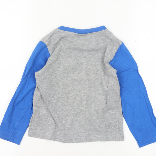 Illumination Boys Grey & Blue Despicable Me Pyjama Top 4 Years