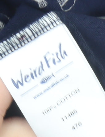 Weird Fish Women's Blue Dress Size 8