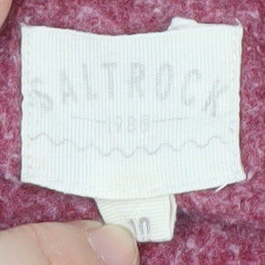 Saltrock Men's Red Graphic Pullover Hoodie Size 10