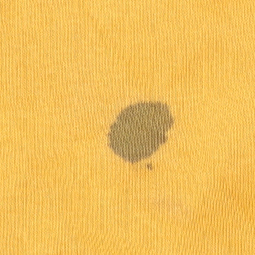Champion Men's Yellow Logo Pullover Sweatshirt S