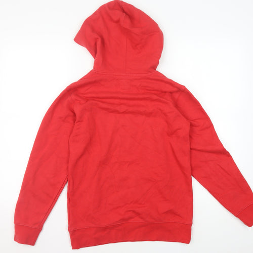Champion Teens Red Pullover Hoodie - Logo, L