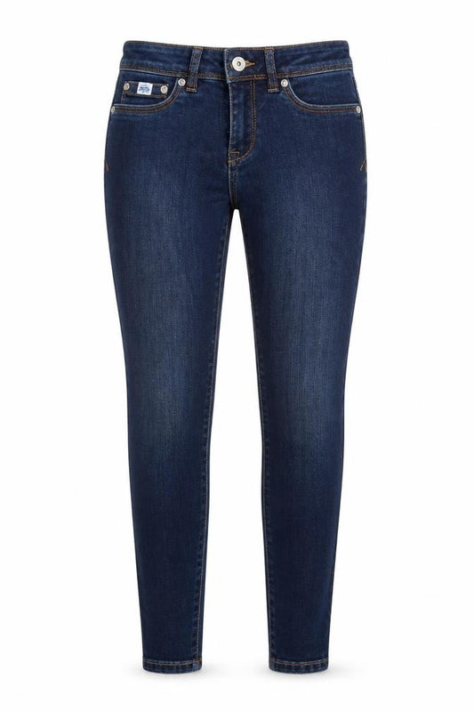 Front view of Superdry Women’s Blue Alexia Jegging Jeans - Size 25W