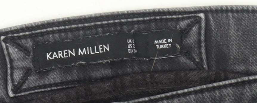 Karen Millen Women's Black Skinny Jeans, Size 6