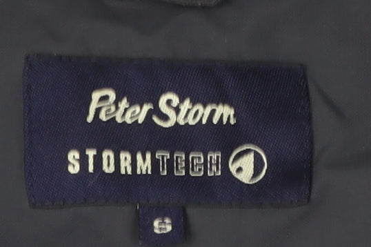 Peter Storm Men's Blue S Parka Jacket Hooded
