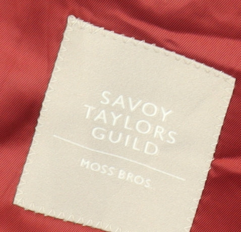 Moss Bros Men's Blue Striped Suit Jacket 44S