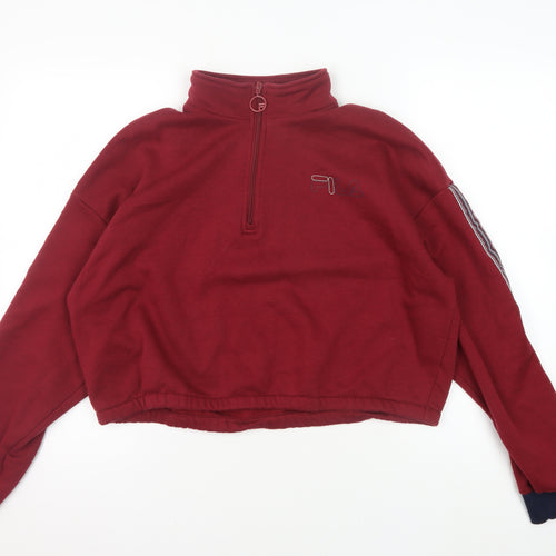 Fila Women's Red Pullover Sweatshirt XL