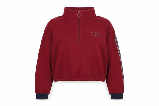 Front view of Fila Women's Red Pullover Sweatshirt XL