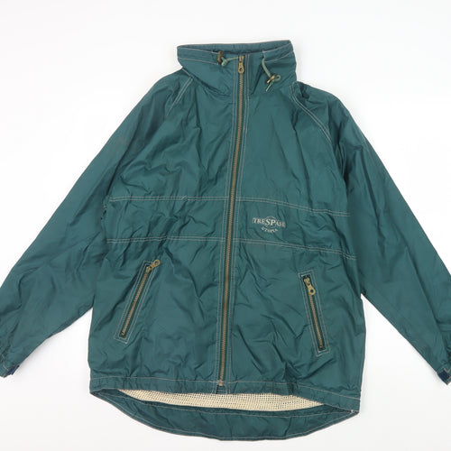 Trespass Men's Green Windbreaker Jacket Size 36
