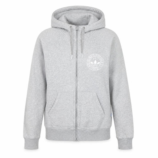 Adidas Women's Grey Full Zip Hoodie Size 12