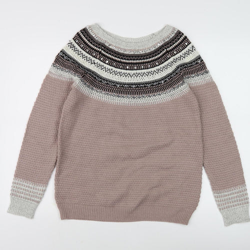Next Women's Multicoloured Pullover Jumper Size 10