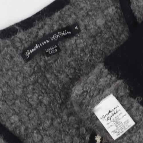 Gudrun Sjoden Women's Grey Vest M Wool Blend