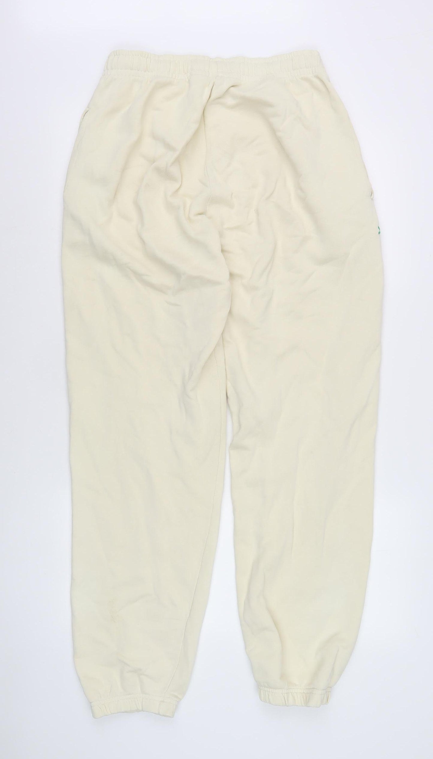 Benetton Women's Ivory Jogger Pants Size L