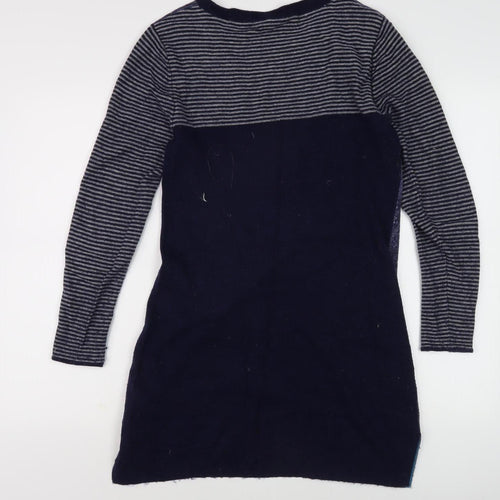 White Stuff Women's Blue Tunic Jumper, Size 12