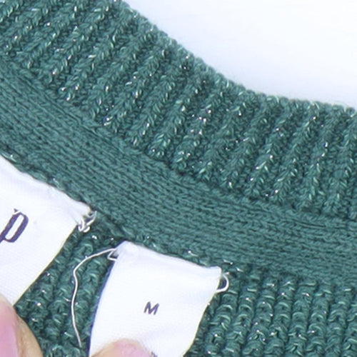 Gap Kids Green Crew Neck Pullover Jumper Size 8