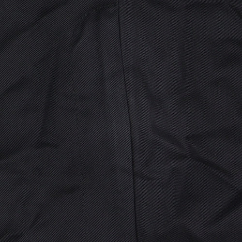 Ted Baker Women's Black Cotton Belted Trousers Size 4