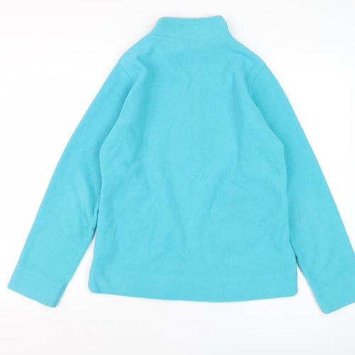 EWM Women's Blue Fleece Jacket Size S - Full Zip Casual