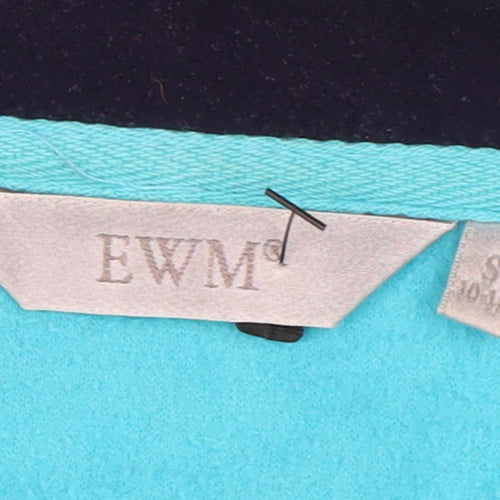 EWM Women's Blue Fleece Jacket Size S - Full Zip Casual