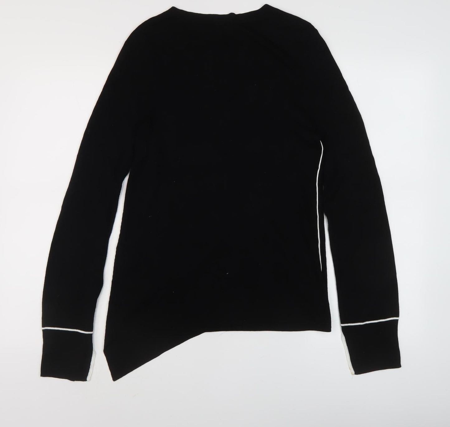 Warehouse Women’s Black Pullover Jumper, Size 16, Boat Neck