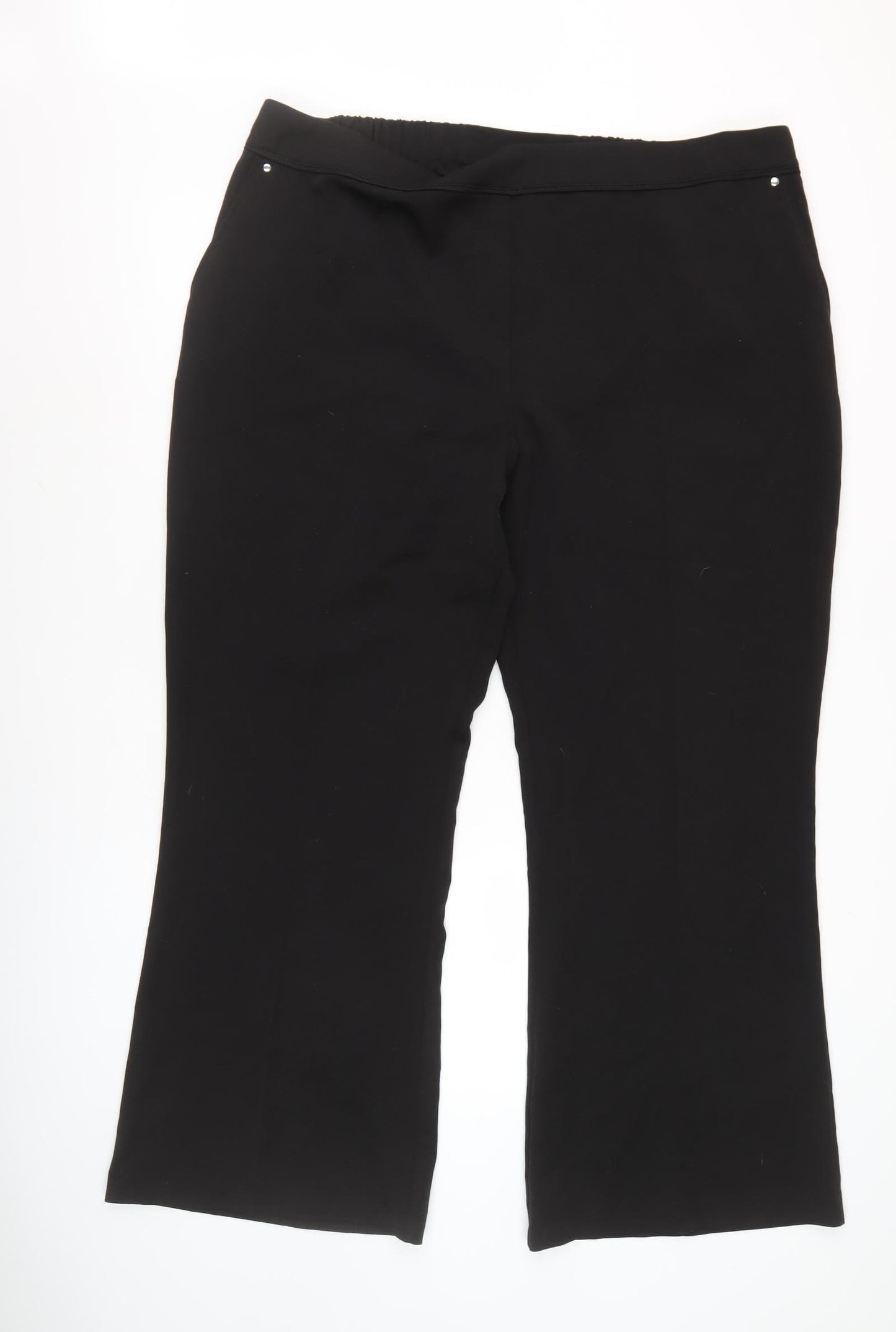 Evans Women's Black Plus Size Trousers