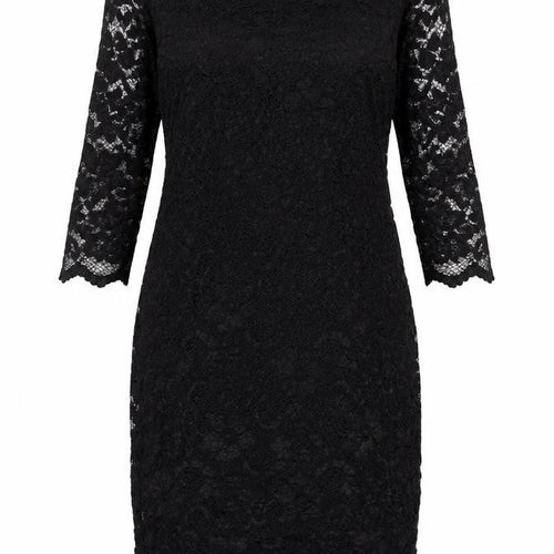ASOS Black Maternity Lace Dress, Size 10, 3/4 Sleeve