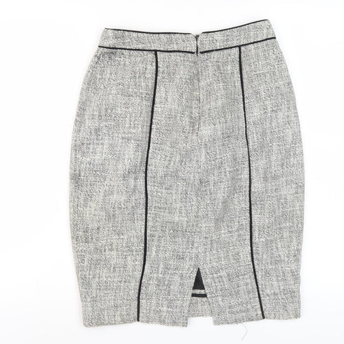 L.K. Bennett Women's Grey Midi Pencil Skirt, Size 4