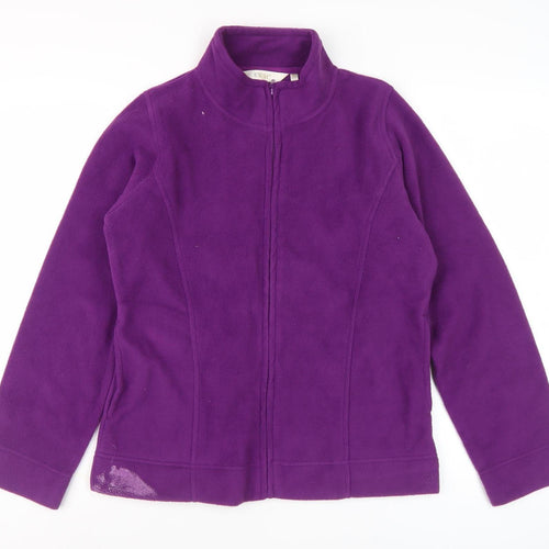 EWM Women's Purple Fleece Jacket S Casual