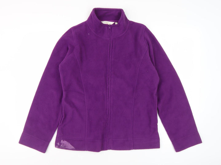 EWM Women's Purple Fleece Jacket S Casual
