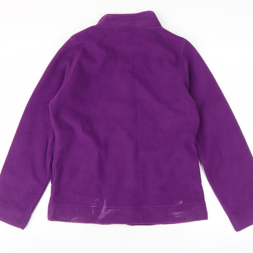 EWM Women's Purple Fleece Jacket S Casual