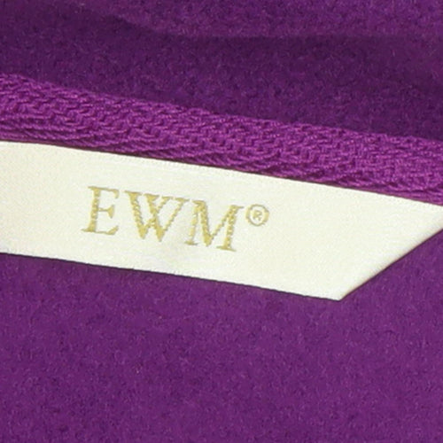 EWM Women's Purple Fleece Jacket S Casual