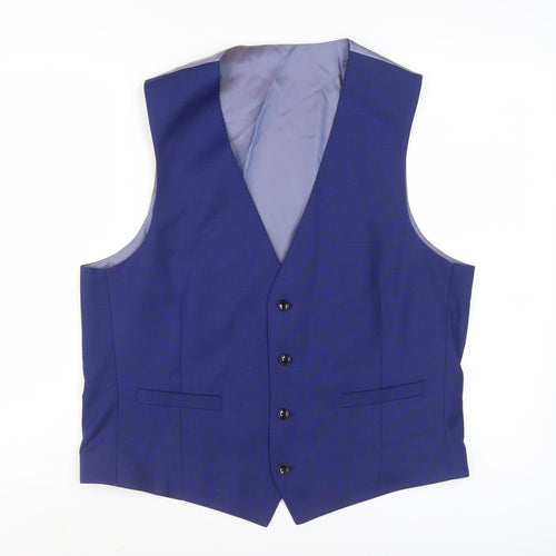 French Connection Men's Blue Waistcoat 42R