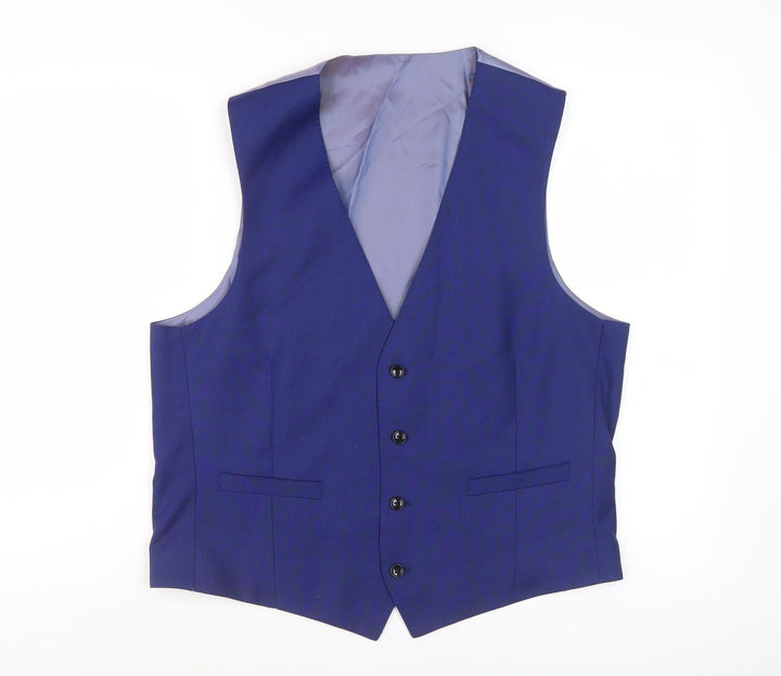 French Connection Men's Blue Waistcoat 42R