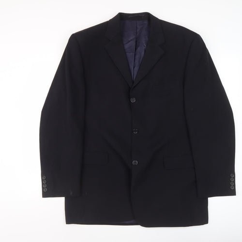 Lino Ventura Men's Blue Blazer, UK 42 Regular Fit
