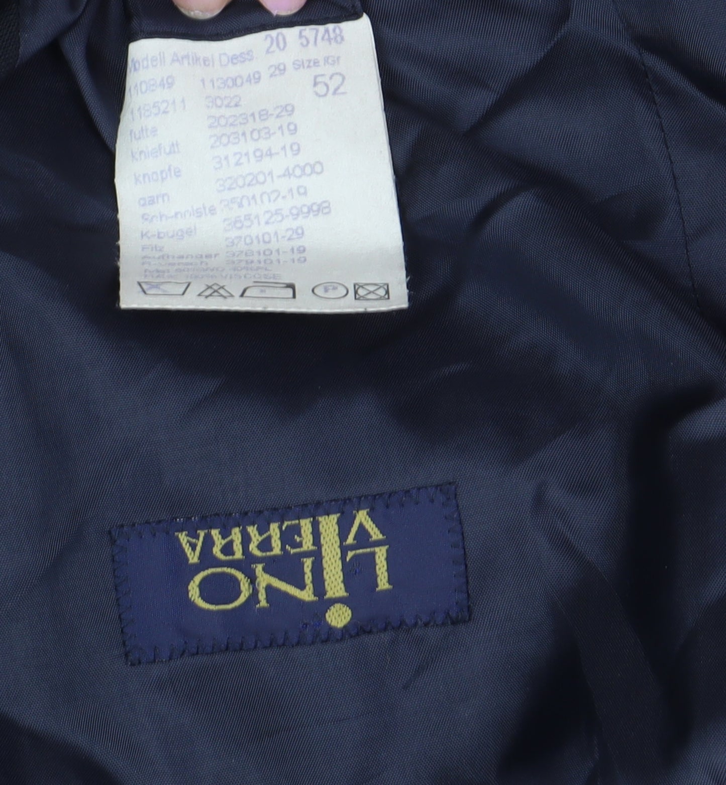 Lino Ventura Men's Blue Blazer, UK 42 Regular Fit