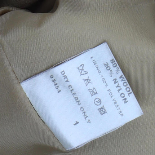 Classics Women's Brown Wool Blend Classic Coat Size 18