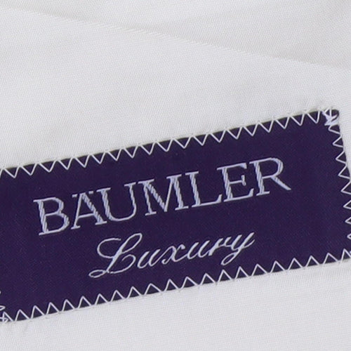 Bäumler Men's Beige Wool Silk Tweed Blazer Jacket Size 54