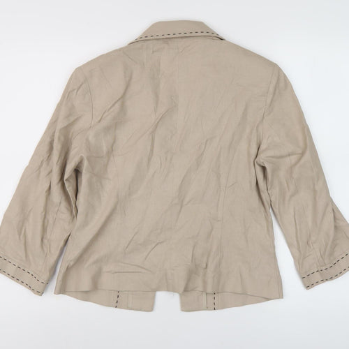 Marks and Spencer Women's Beige Blazer Size 14
